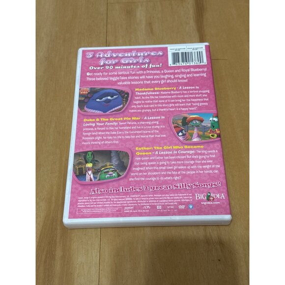 VeggieTales Girl Power Triple Feature DVD Madame Blueberry Duke & Great Pie War - Picture 3 of 5